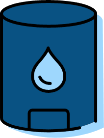 Water heater services icon.